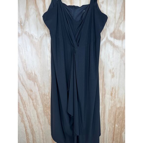 Onyx Nite by Wendy Chaitin Black Dress 18W Gothic Vampire Dark Formal Cocktail - Picture 5 of 10